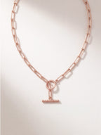Collana Carla - Acciaio Oro Rosa