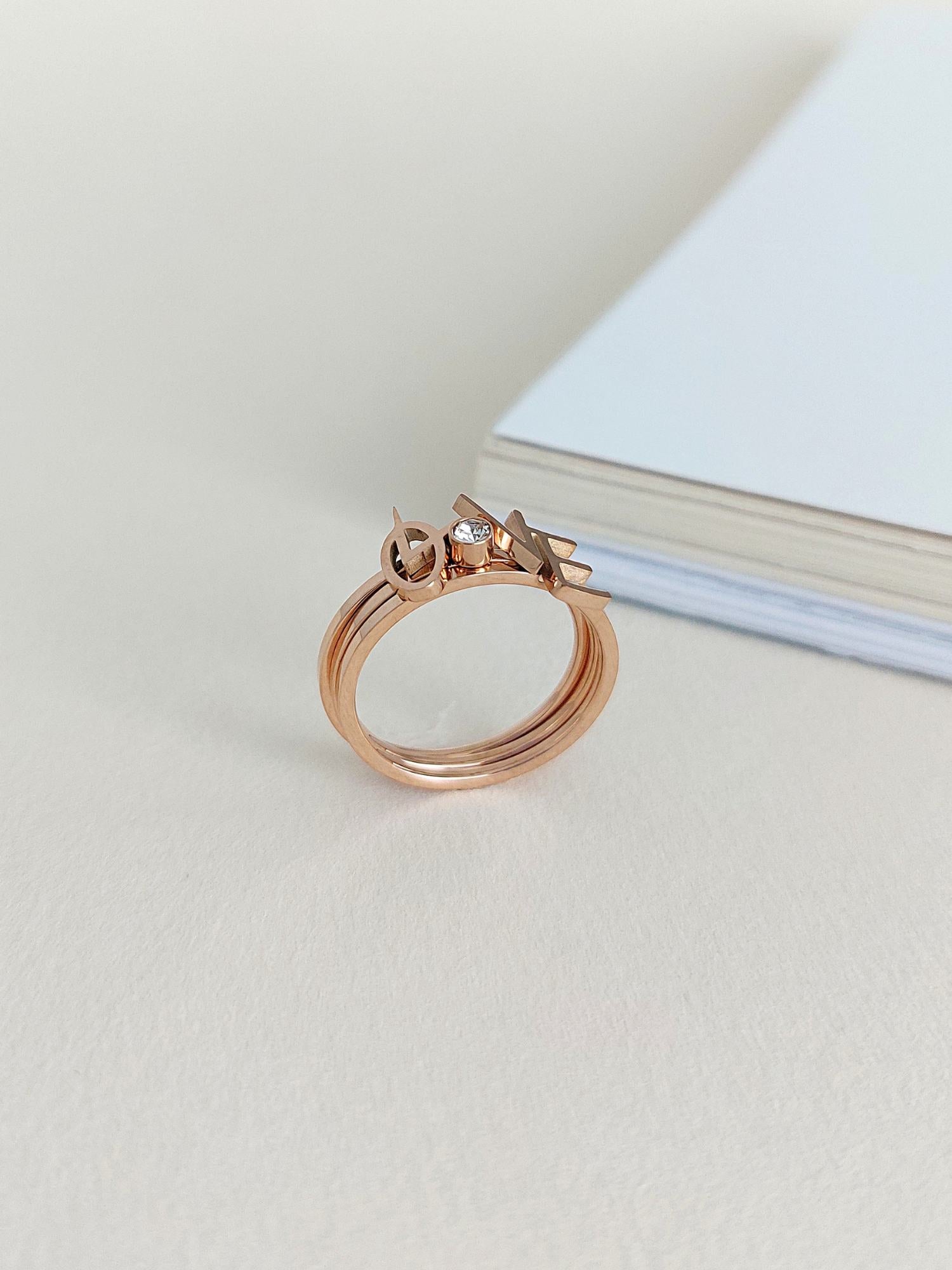 Anello Trio Love