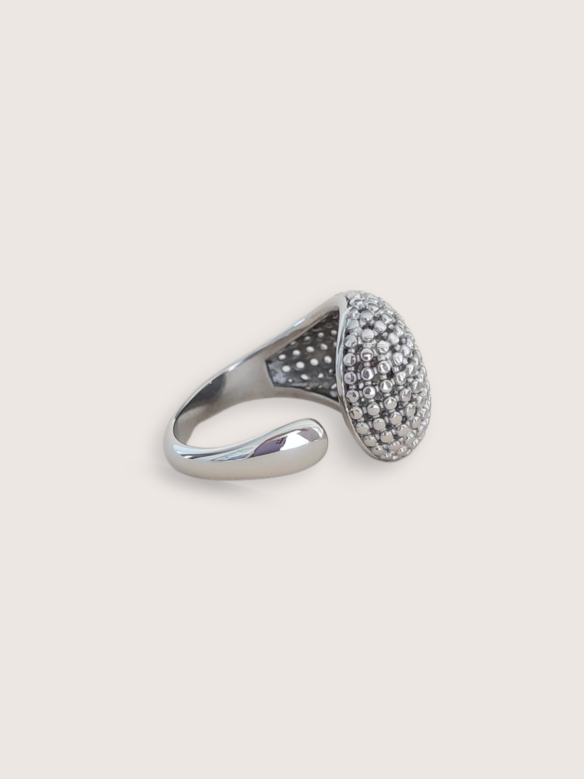 Anello Leonor - Acciaio