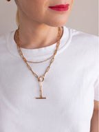 Collana Carla - Acciaio Oro Rosa