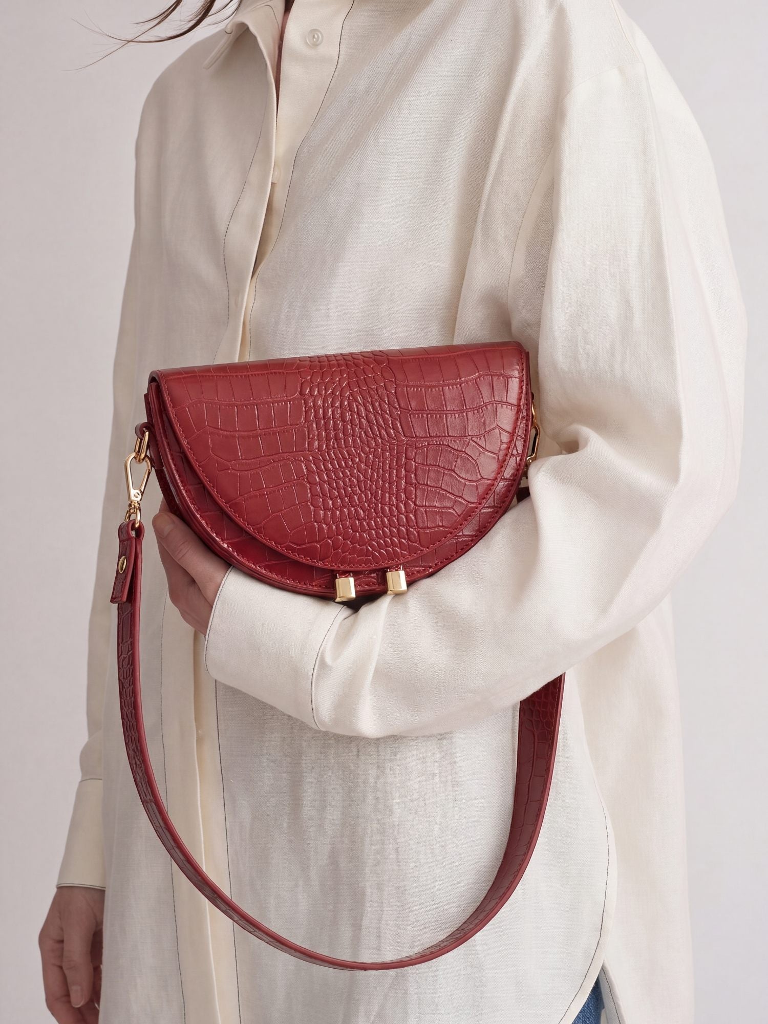 Borsa Calla Rosso