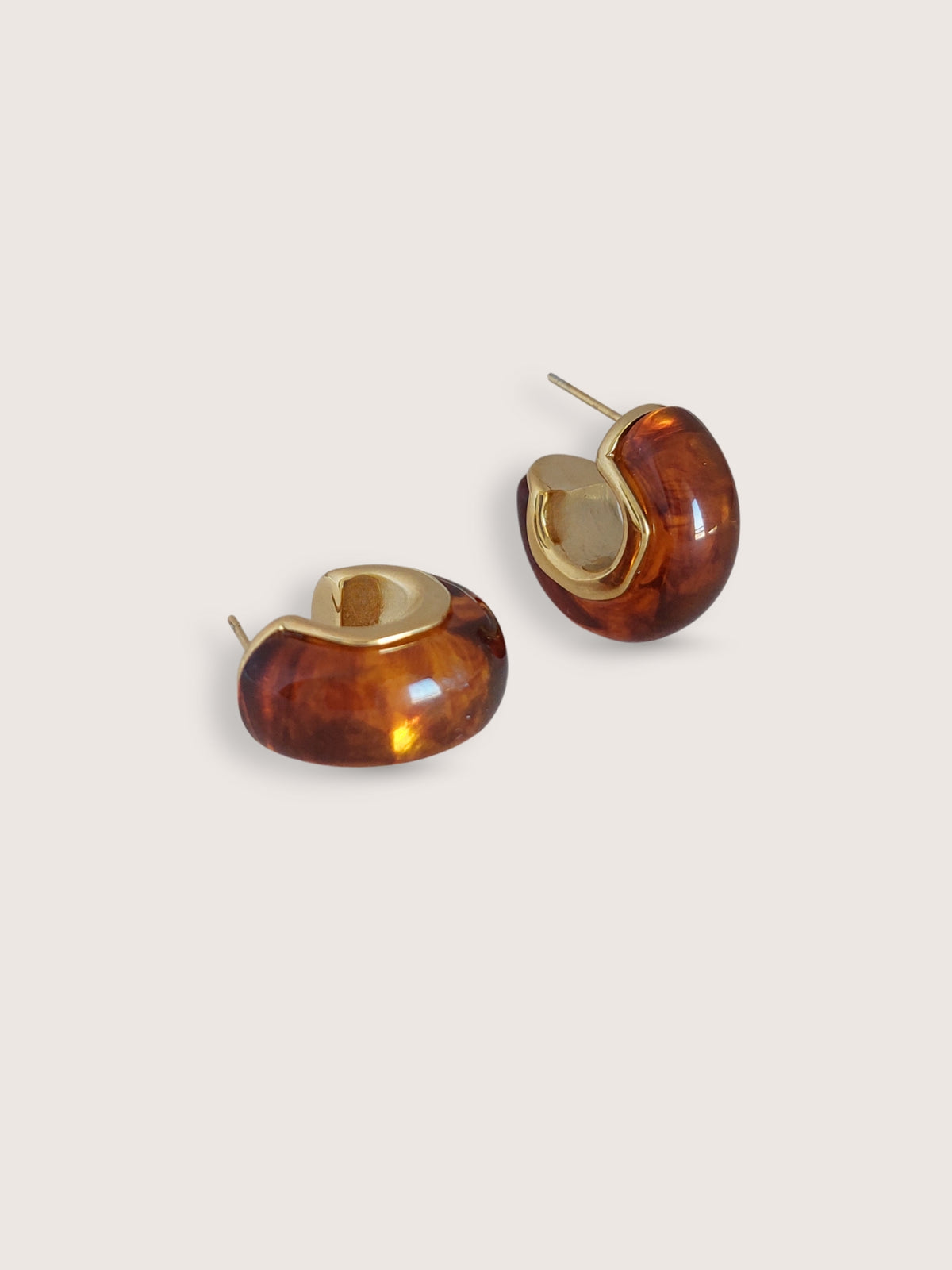 Orecchini  Gina - Cognac