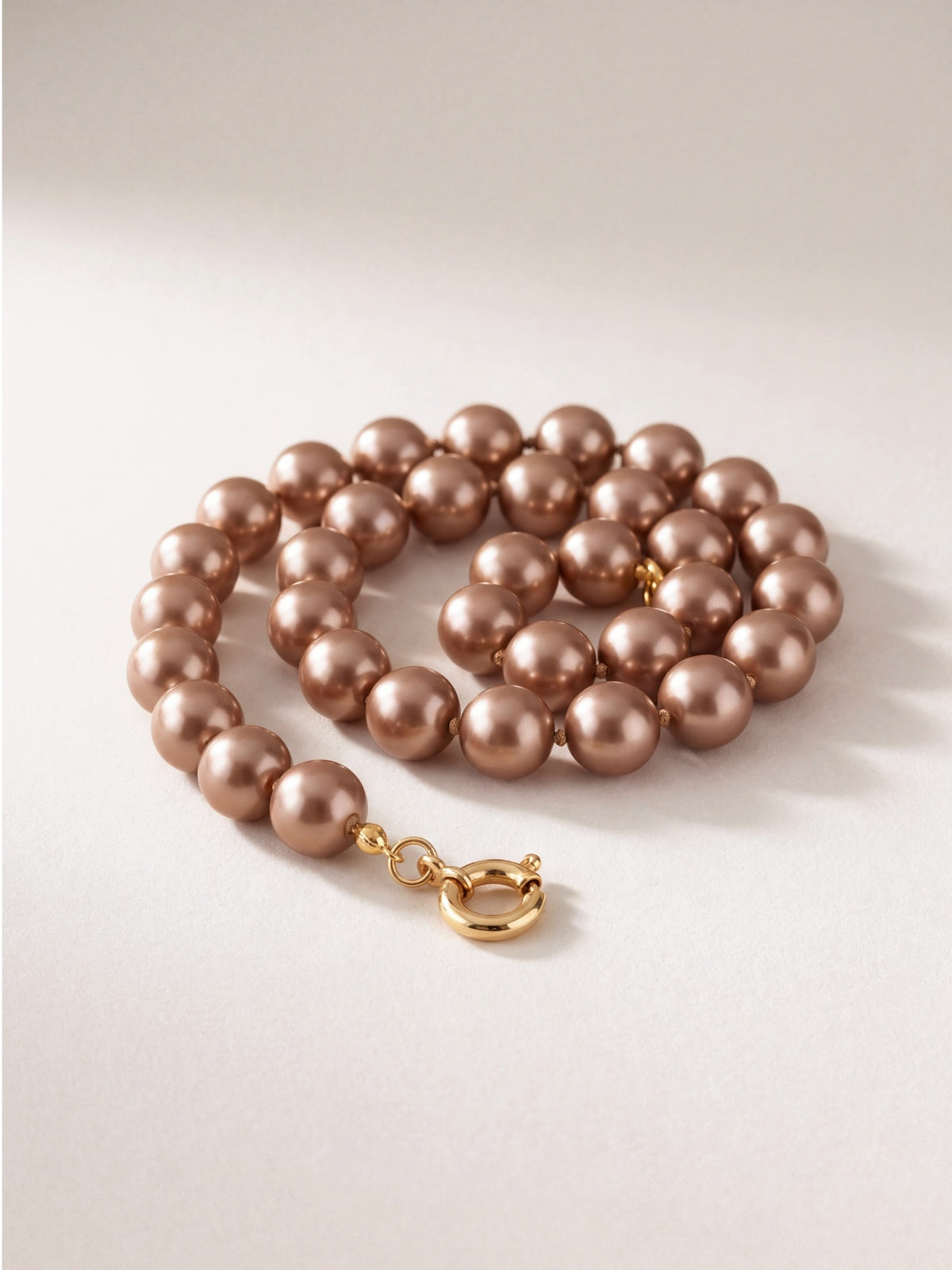 Collana Candice - Perle Caffè